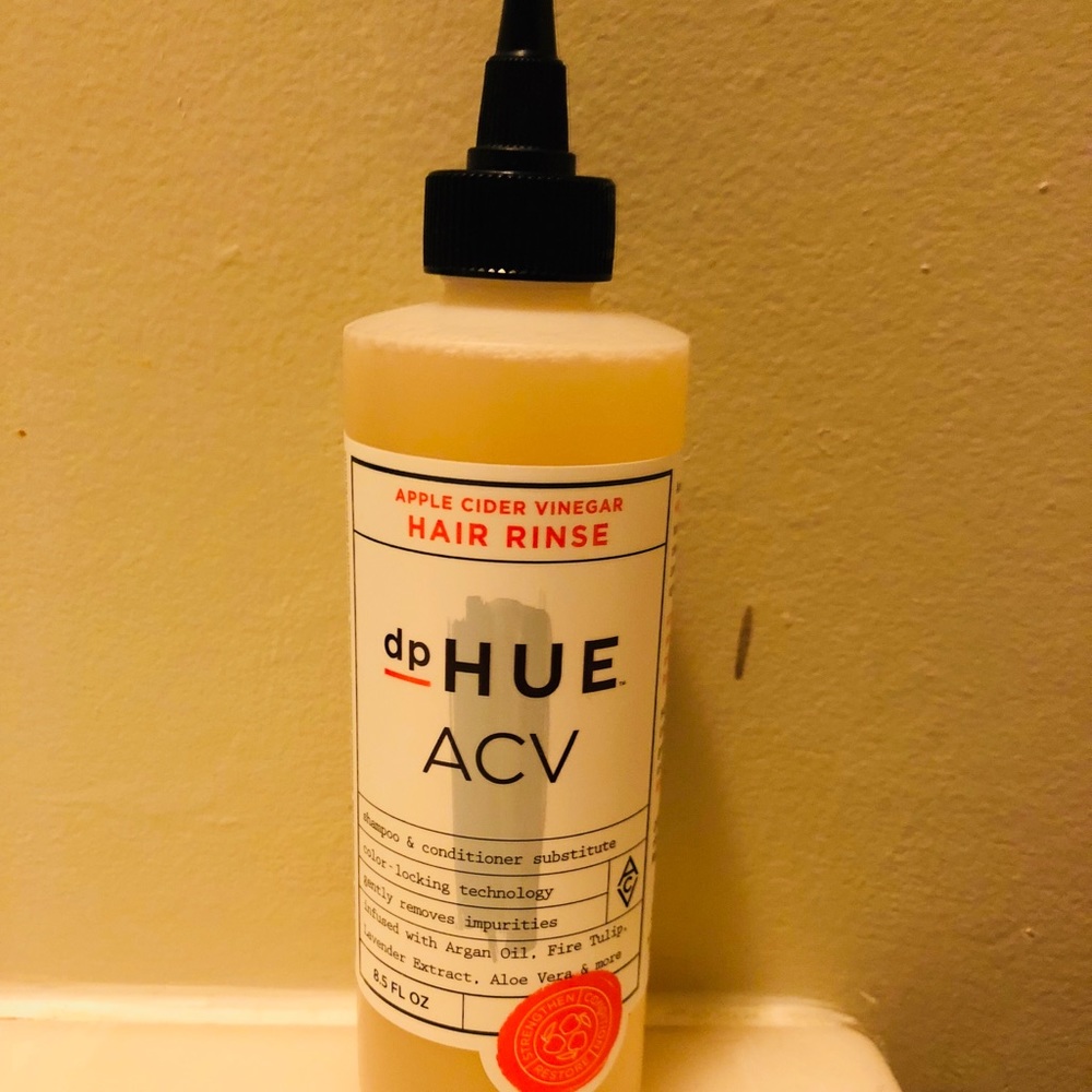 DpHue apple cider vinegar rinse